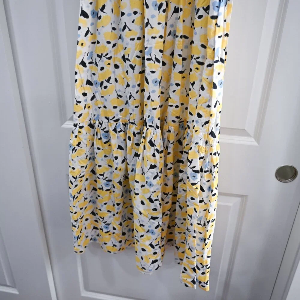 Tanya Taylor Size XL Gianna Printed Midi Dress - Picture 6 of 10